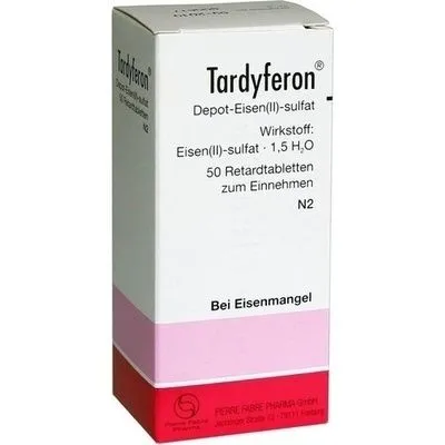 TARDYFERON Depot-Eisen(II)-sulfat 80 mg Retardtab. 50 St