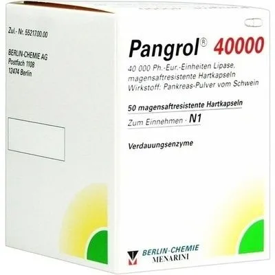 PANGROL 40.000 Hartkps.m.magensaftr.überz.Pell. 50 St