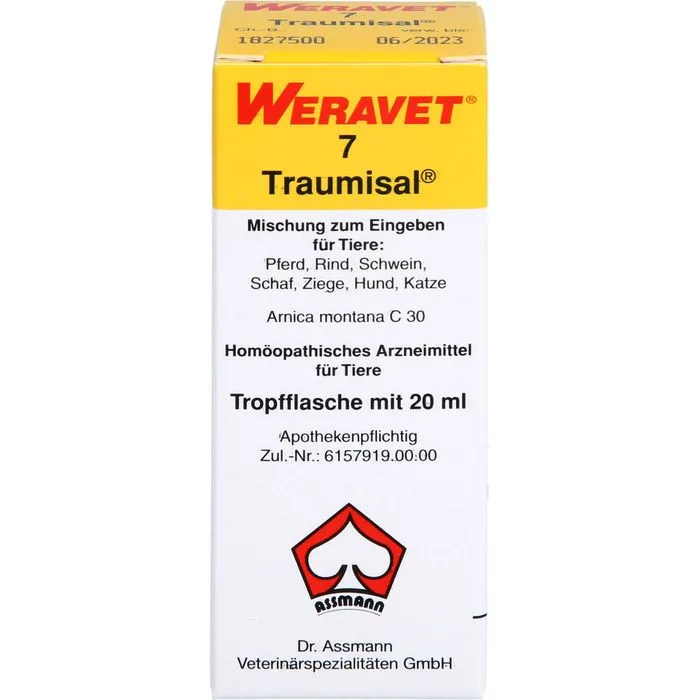 TRAUMISAL 7 Tropfen vet. 20 ml