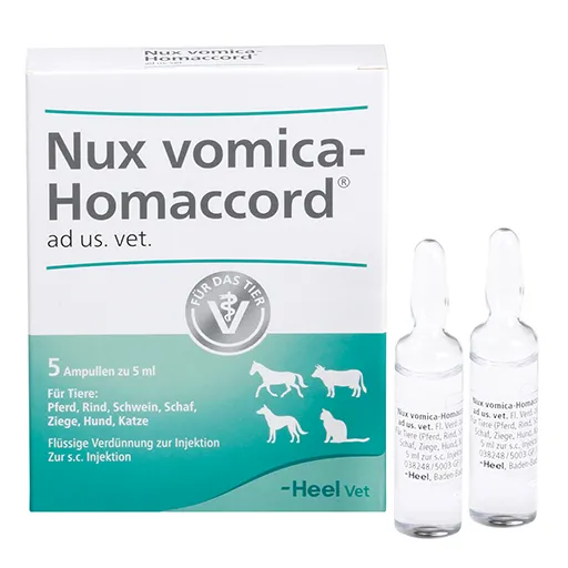 NUX VOMICA HOMACCORD ad us.vet.Ampullen 5 St