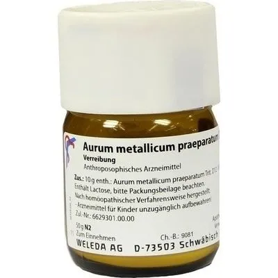 AURUM METALLICUM PRAEPARATUM D 12 Trituration 50 g