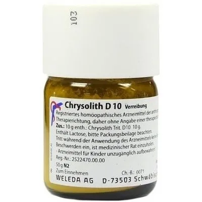 CHRYSOLITH D 10 Trituration 50 g