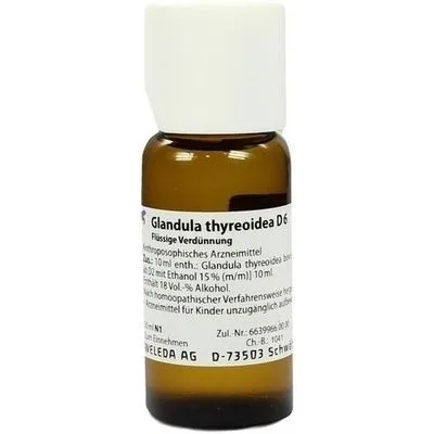 GLANDULA THYREOIDEA D 6 Dilution 50 ml