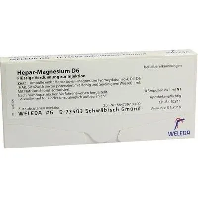 HEPAR MAGNESIUM D 6 Ampullen 8X1 ml