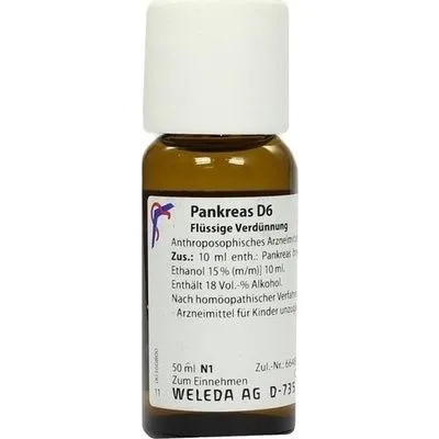 PANKREAS D 6 Dilution 50 ml