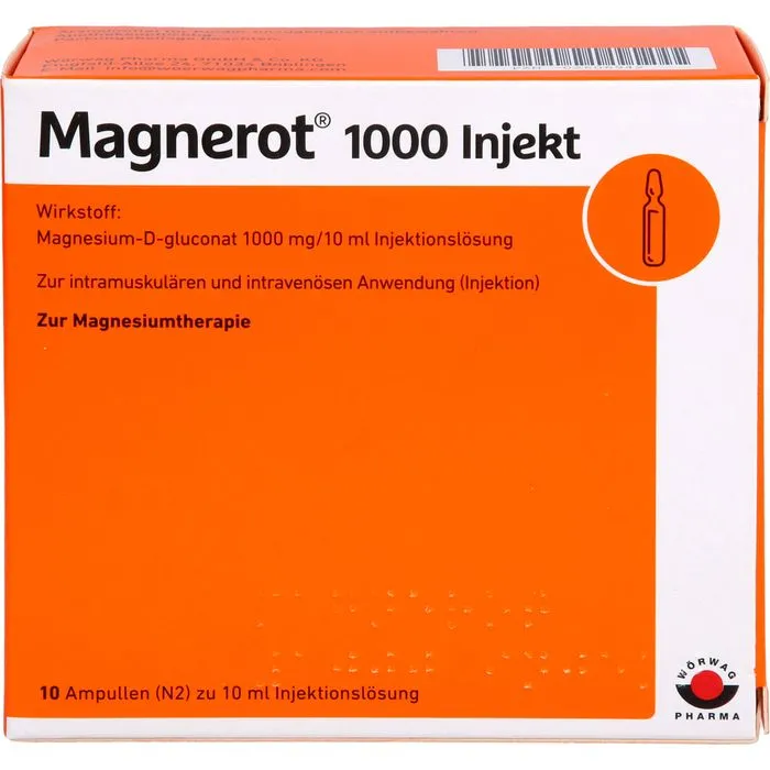 MAGNEROT 1000 Injekt Ampullen 10X10 ml