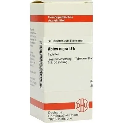 ABIES NIGRA D 6 Tabletten 80 St