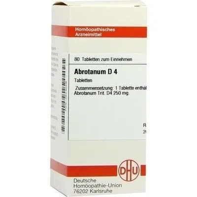 ABROTANUM D 4 Tabletten 80 St