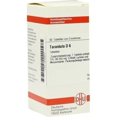 TARANTULA D 6 Tabletten 80 St