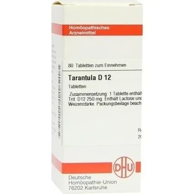 TARANTULA D 12 Tabletten 80 St