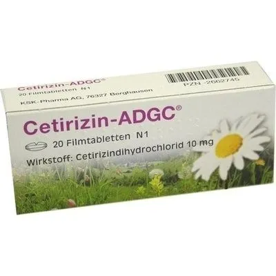 CETIRIZIN ADGC Filmtabletten 20 St