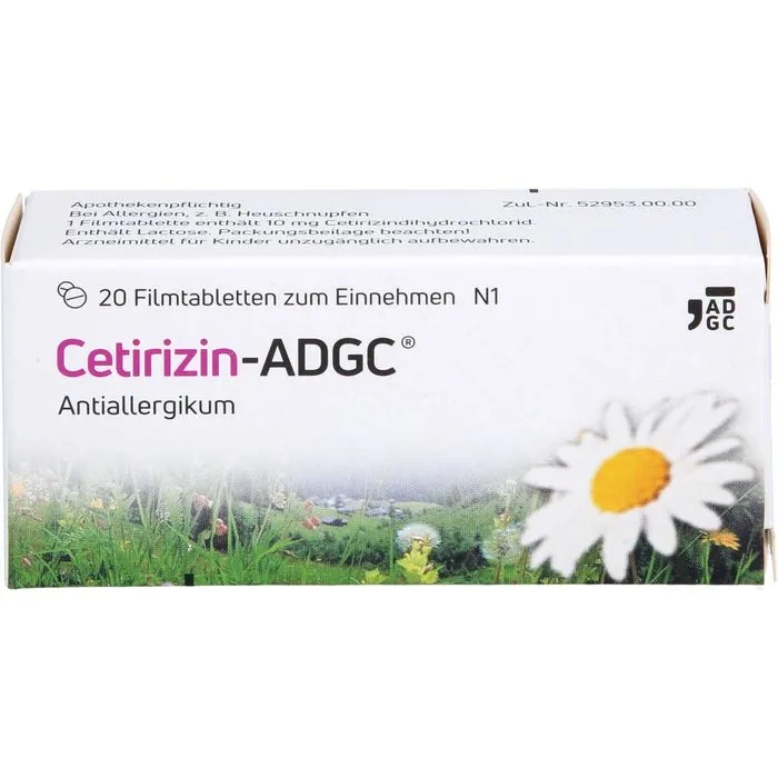 CETIRIZIN ADGC Filmtabletten 20 St