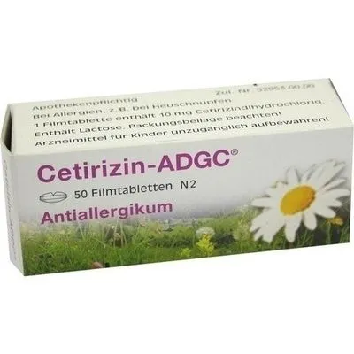 CETIRIZIN ADGC Filmtabletten 50 St