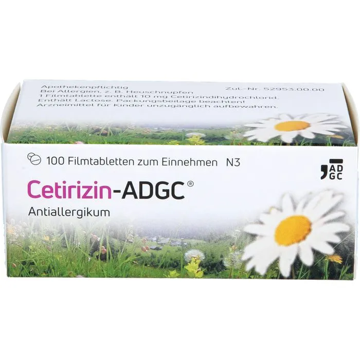 CETIRIZIN ADGC Filmtabletten 100 St