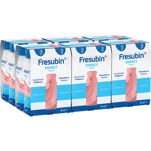 FRESUBIN ENERGY DRINK Erdbeere Trinkflasche 6X4X200 ml