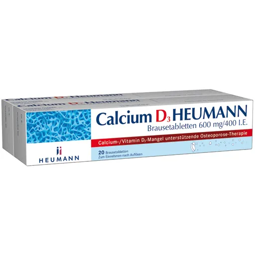 CALCIUM D3 Heumann Brausetabletten 600 mg/400 I.E. 40 St