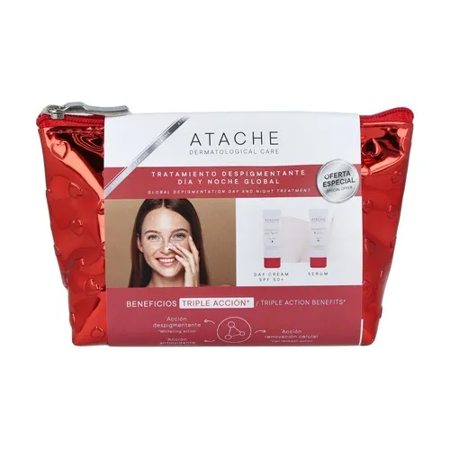 Atache Pack Despigmen p3 Tagescreme SPF50 + Serum