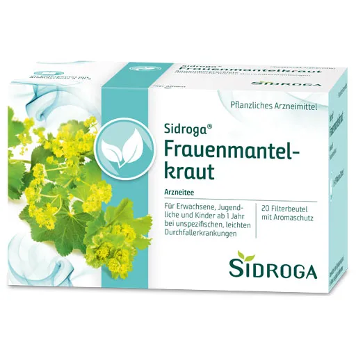 SIDROGA Frauenmantelkraut Tee Filterbeutel 20X1.0 g