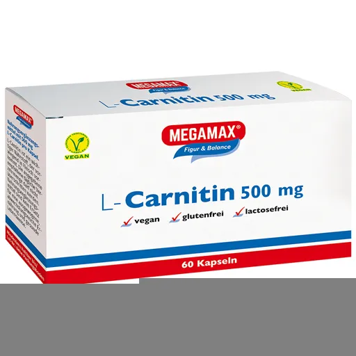 MEGAMAX L-Carnitin 500 mg Kapseln 60 St