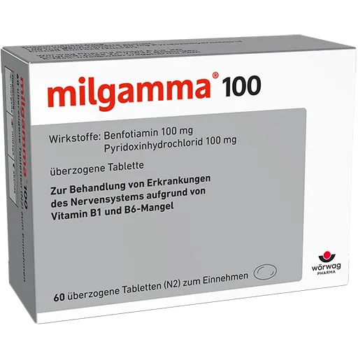 MILGAMMA 100 mg überzogene Tabletten 60 St