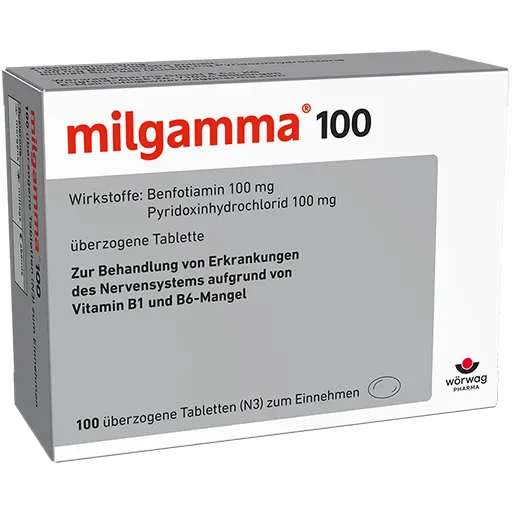 MILGAMMA 100 mg überzogene Tabletten 100 St