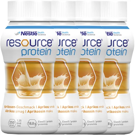 RESOURCE Protein Drink Aprikose 4X200 ml
