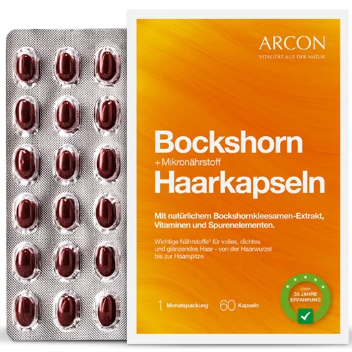 BOCKSHORN + MIKRONÄHRSTOFF Haarkapseln 60 St