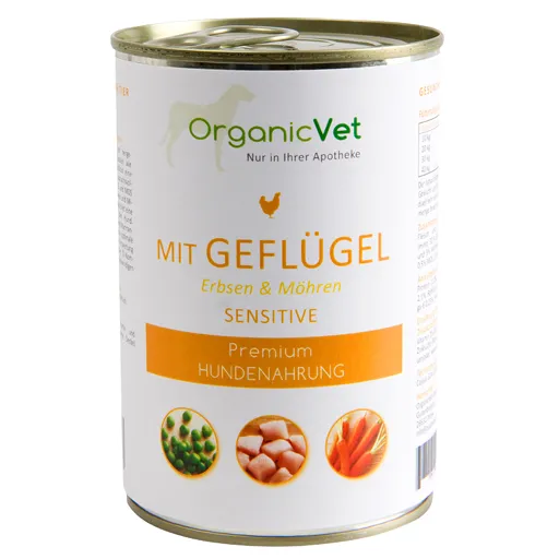 DOSENNAHRUNG Sensitive Geflügel f.Hunde 400 g