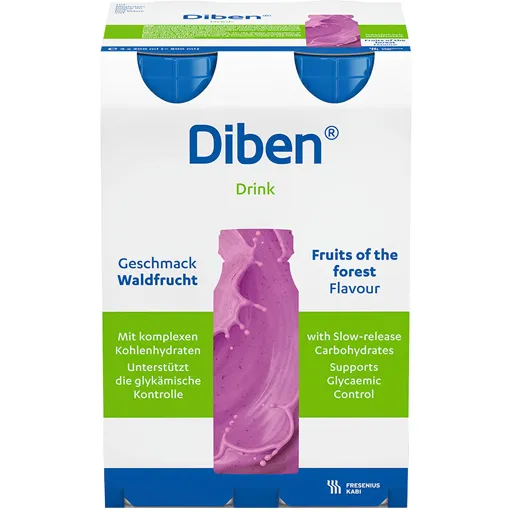 DIBEN DRINK Waldfrucht 1.5 kcal/ml Trinkflasche 4X200 ml