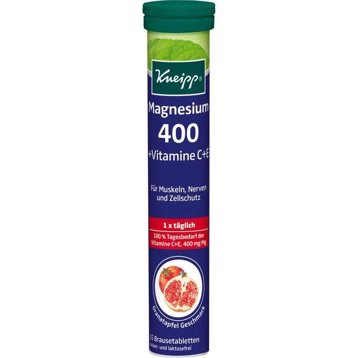 KNEIPP Magnesium 400+C+E Brausetabletten 15 Stück