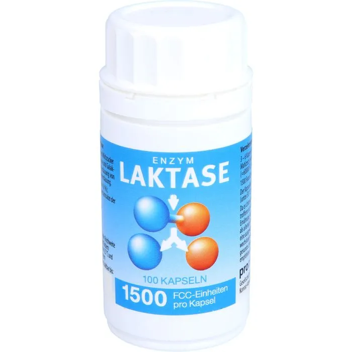 LAKTASE 1.500 FCC Enzym Kapseln 100 Stück