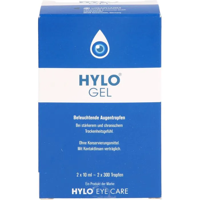 HYLO-GEL Augentropfen 2X10 ml