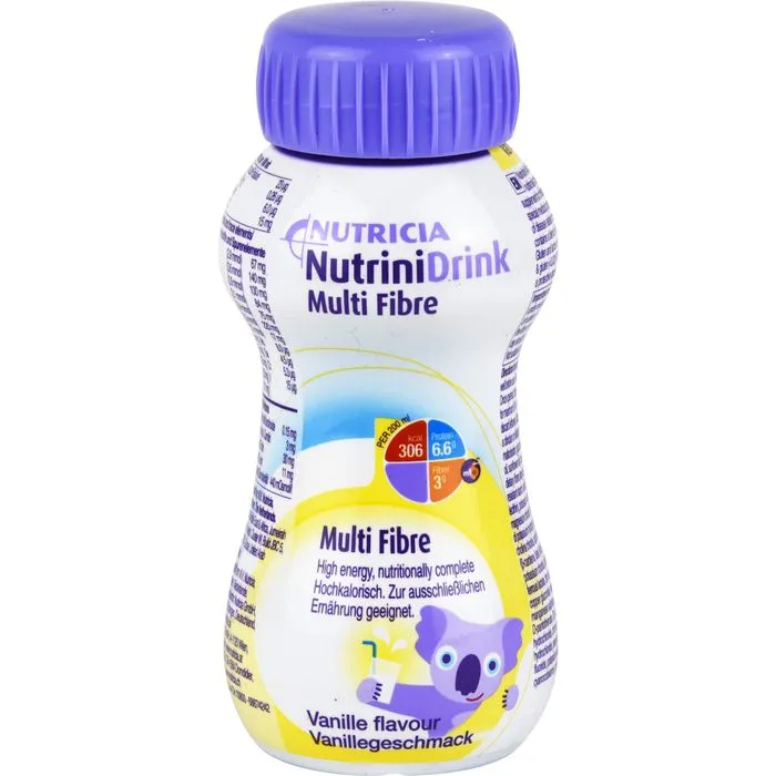 NUTRINIDRINK MultiFibre Vanillegeschmack 200 ml