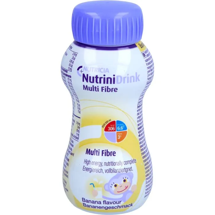NUTRINIDRINK MultiFibre Bananengeschmack 200 ml