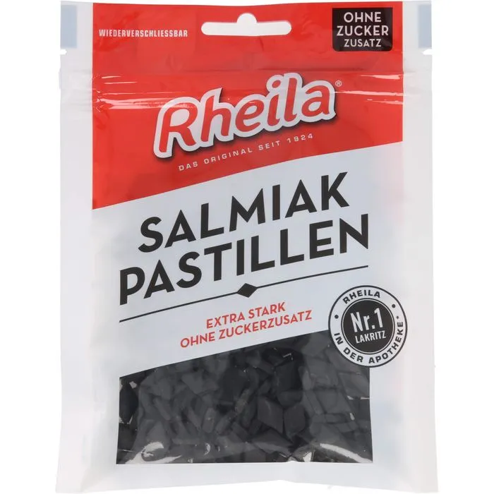 RHEILA Salmiak Pastillen zuckerfrei 90 g