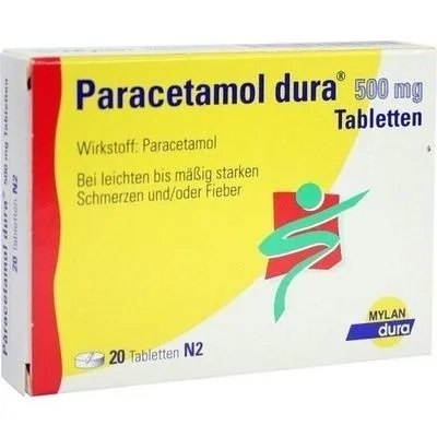 PARACETAMOL dura 500 mg Tabletten 20 St