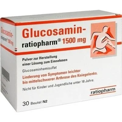 GLUCOSAMIN-RATIOPHARM 1500 mg Plv.z.H.e.L.z.Einn. 30 St
