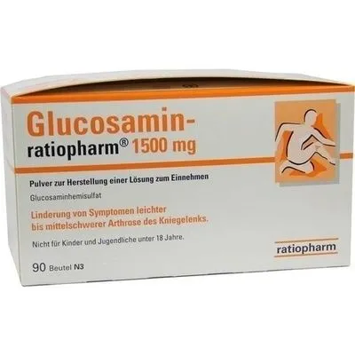 GLUCOSAMIN-RATIOPHARM 1500 mg Plv.z.H.e.L.z.Einn. 90 St