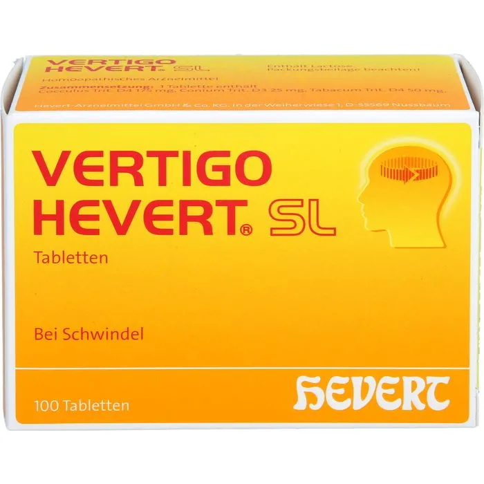 VERTIGO HEVERT SL Tabletten 100 St