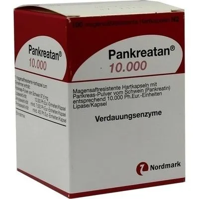 PANKREATAN 10.000 magensaftresistente Hartkapseln 100 St