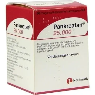 PANKREATAN 25.000 magensaftresistente Hartkapseln 50 St