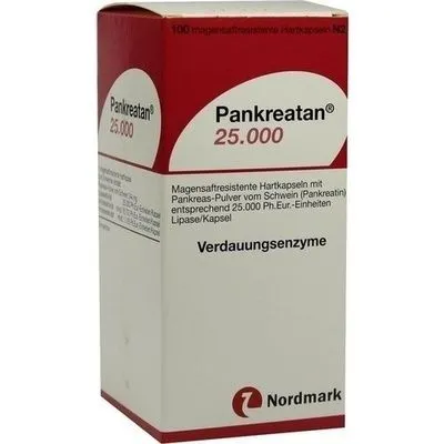 PANKREATAN 25.000 magensaftresistente Hartkapseln 100 St