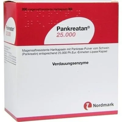 PANKREATAN 25.000 magensaftresistente Hartkapseln 200 St