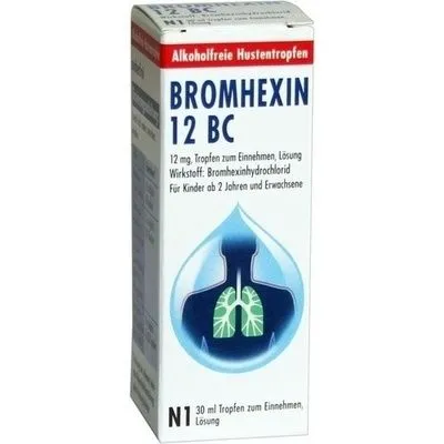 BROMHEXIN 12 BC Tropfen zum Einnehmen 30 ml