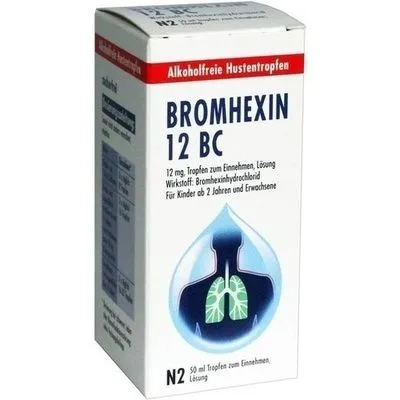 BROMHEXIN 12 BC Tropfen zum Einnehmen 50 ml