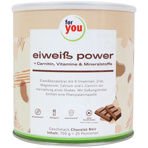 FOR YOU eiweiß power Schoko Pulver 750 g