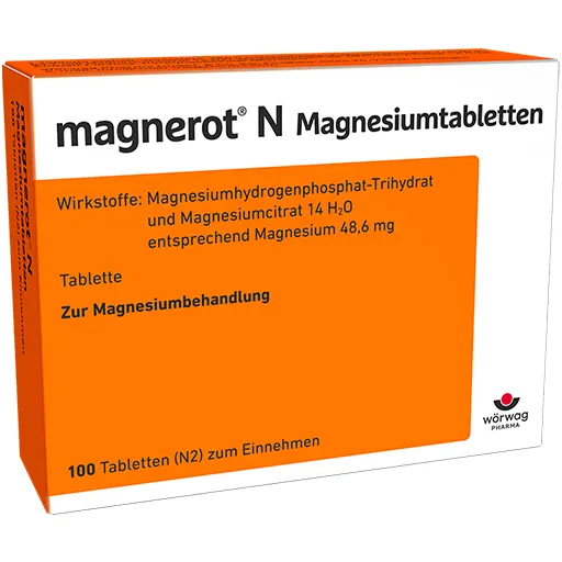 MAGNEROT N Magnesiumtabletten 100 St