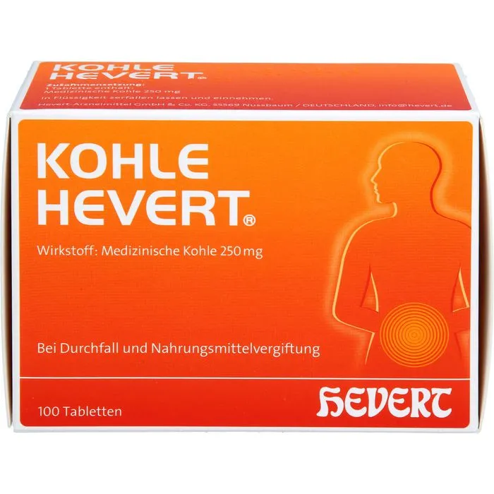 KOHLE Hevert Tabletten 100 St