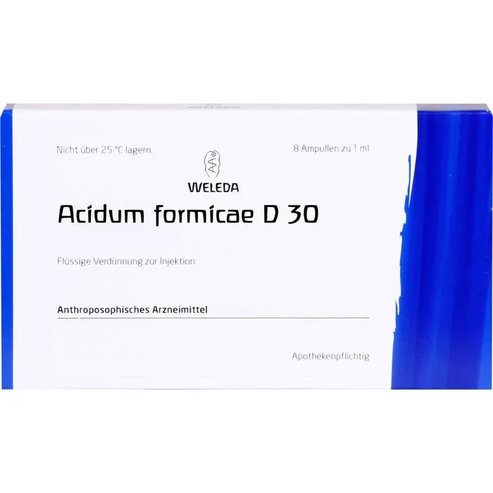 ACIDUM FORMICAE D 30 Ampullen 8 Stück