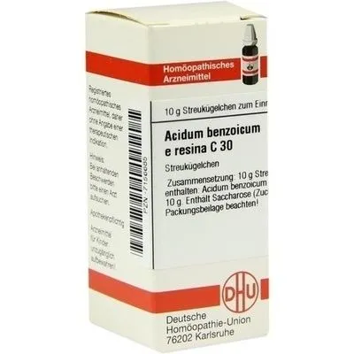ACIDUM BENZOICUM E Resina C 30 Globuli 10 g